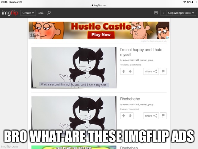 BRO WHAT ARE THESE IMGFLIP ADS | made w/ Imgflip meme maker