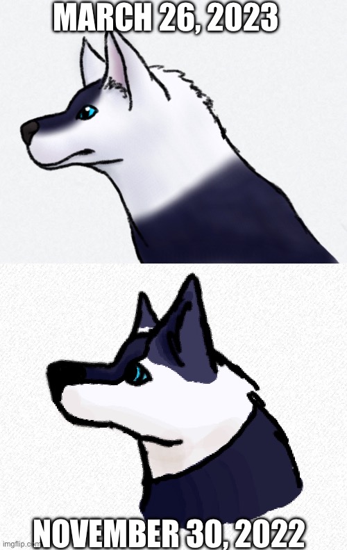 So I tried to see how much I have improved in four months. The answer is not much | MARCH 26, 2023; NOVEMBER 30, 2022 | made w/ Imgflip meme maker