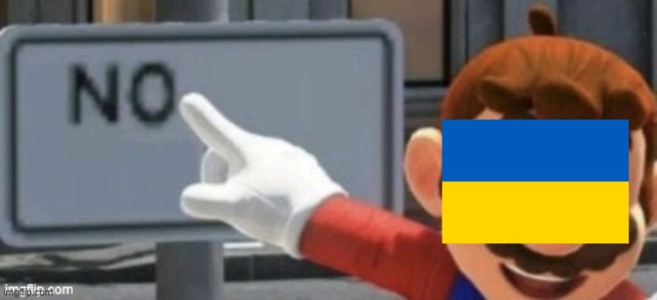 mario no sign | image tagged in mario no sign | made w/ Imgflip meme maker