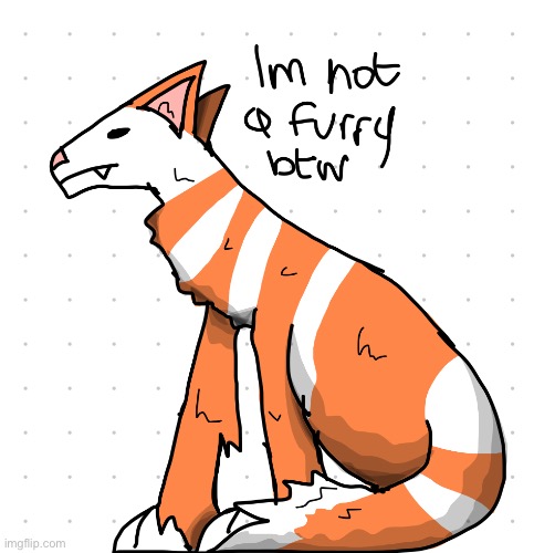 rate this pls(im not a furry btw) | image tagged in drawing | made w/ Imgflip meme maker