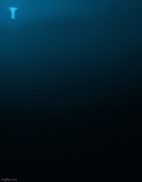 man falling in deep ocean | image tagged in man falling in deep ocean | made w/ Imgflip meme maker