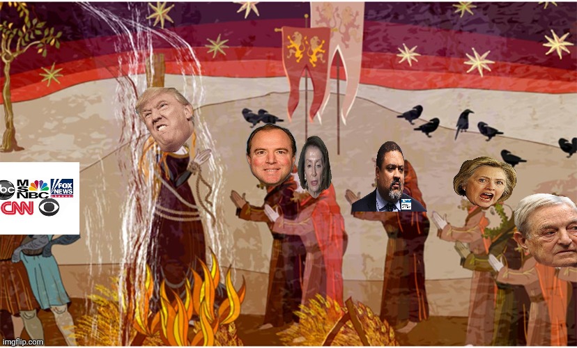 Witch burn stake | image tagged in witch burn stake | made w/ Imgflip meme maker