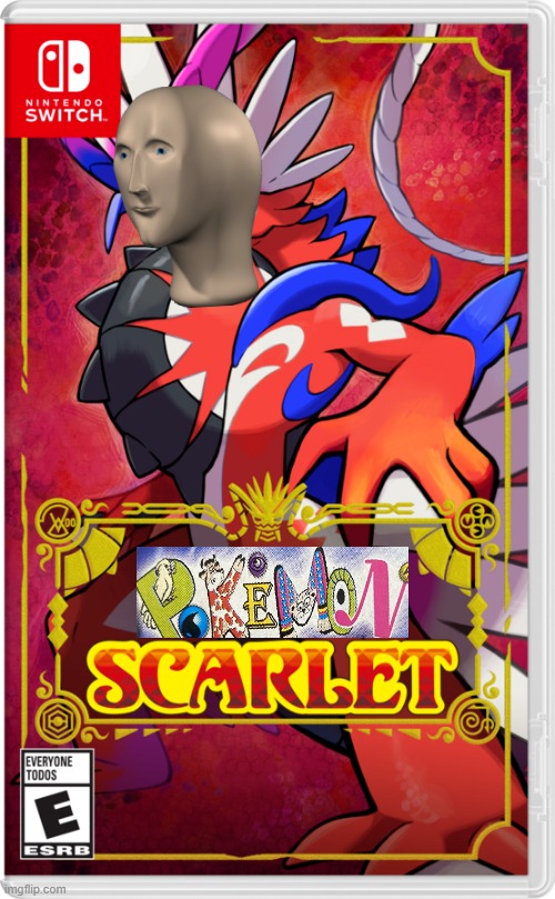 pokemon scarlet in ohio | image tagged in nintendo switch,pokemon | made w/ Imgflip meme maker