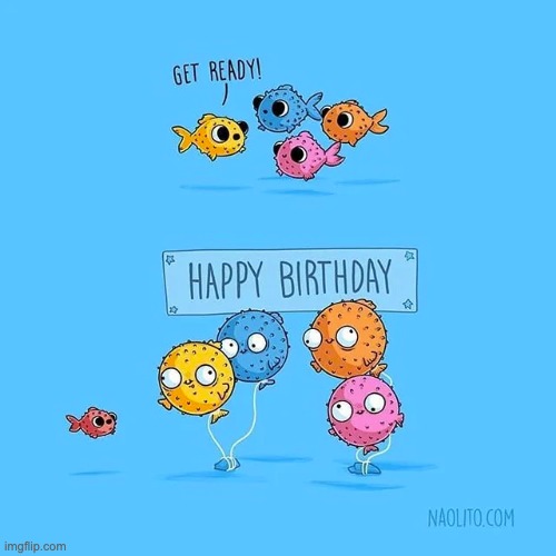 Fishy Suprise | image tagged in wholesome,comics/cartoons | made w/ Imgflip meme maker