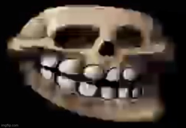 Trollge skull | image tagged in trollge skull | made w/ Imgflip meme maker