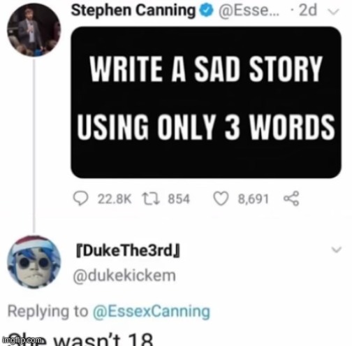imgflip.com wasn't 18 | made w/ Imgflip meme maker
