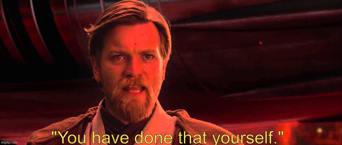 Should I make this a temp? none of these have text or are just this panel. if so, will anyone use it? | "You have done that yourself." | image tagged in you have done that yourself | made w/ Imgflip meme maker