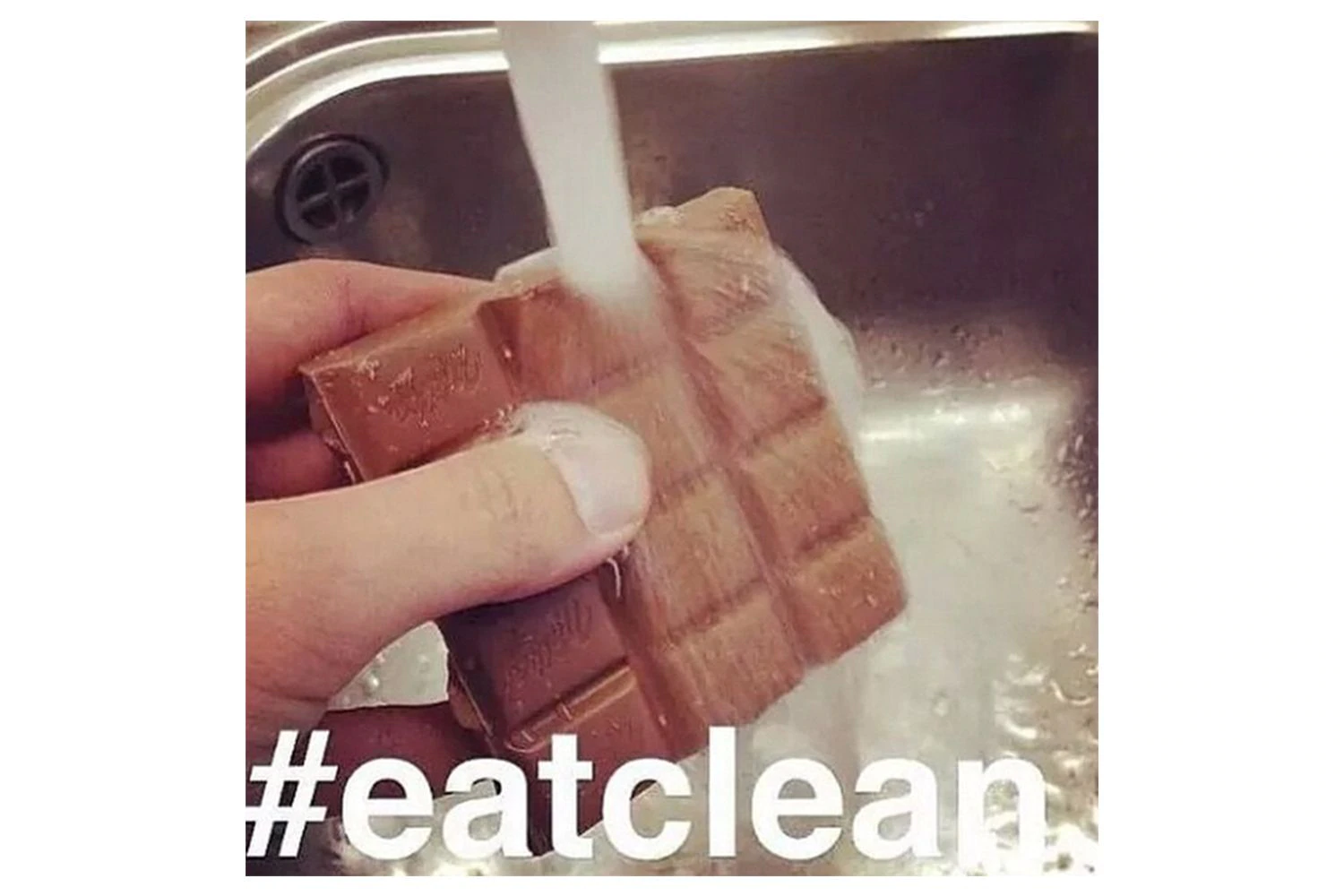 eat clean Blank Meme Template