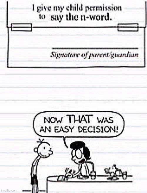 MSMG school permission slips | made w/ Imgflip meme maker