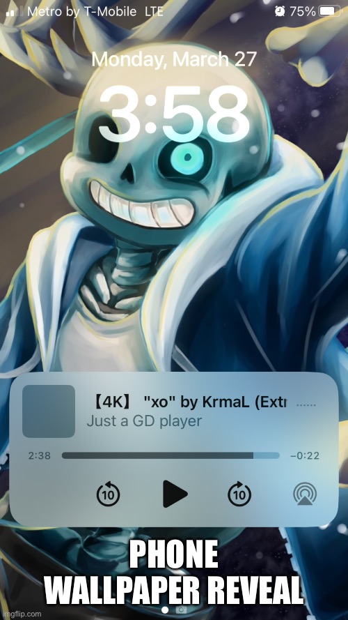 PHONE WALLPAPER REVEAL | made w/ Imgflip meme maker