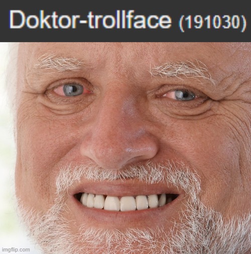 just cuz trend | image tagged in hide the pain harold | made w/ Imgflip meme maker