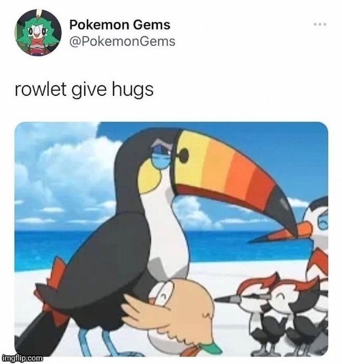 image tagged in rowlet | made w/ Imgflip meme maker