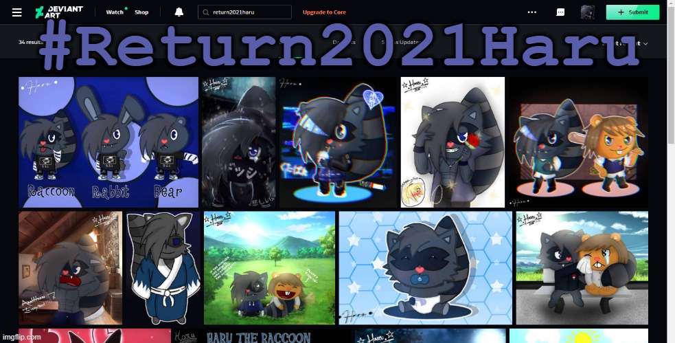 Bring back the 2021 Haru! | #Return2021Haru | image tagged in return2021haru,haru,htf,haruhtf | made w/ Imgflip meme maker