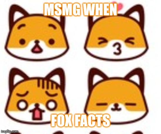 MSMG WHEN FOX FACTS | made w/ Imgflip meme maker