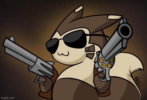 Badass furret | image tagged in badass furret | made w/ Imgflip meme maker