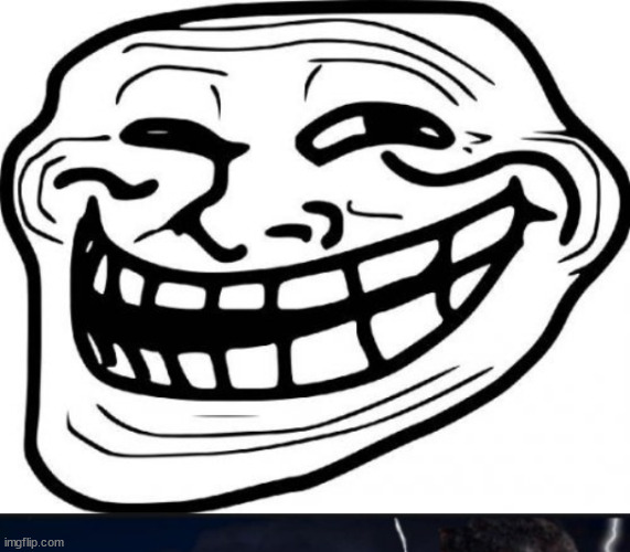 image tagged in memes,troll face,lightning man | made w/ Imgflip meme maker