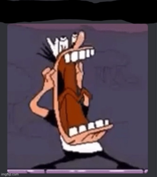peppino screaming at among ass | image tagged in peppino screaming at among ass | made w/ Imgflip meme maker
