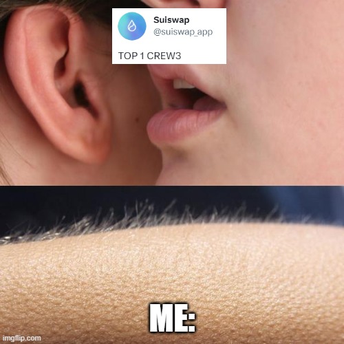Whisper and Goosebumps | ME: | image tagged in whisper and goosebumps | made w/ Imgflip meme maker