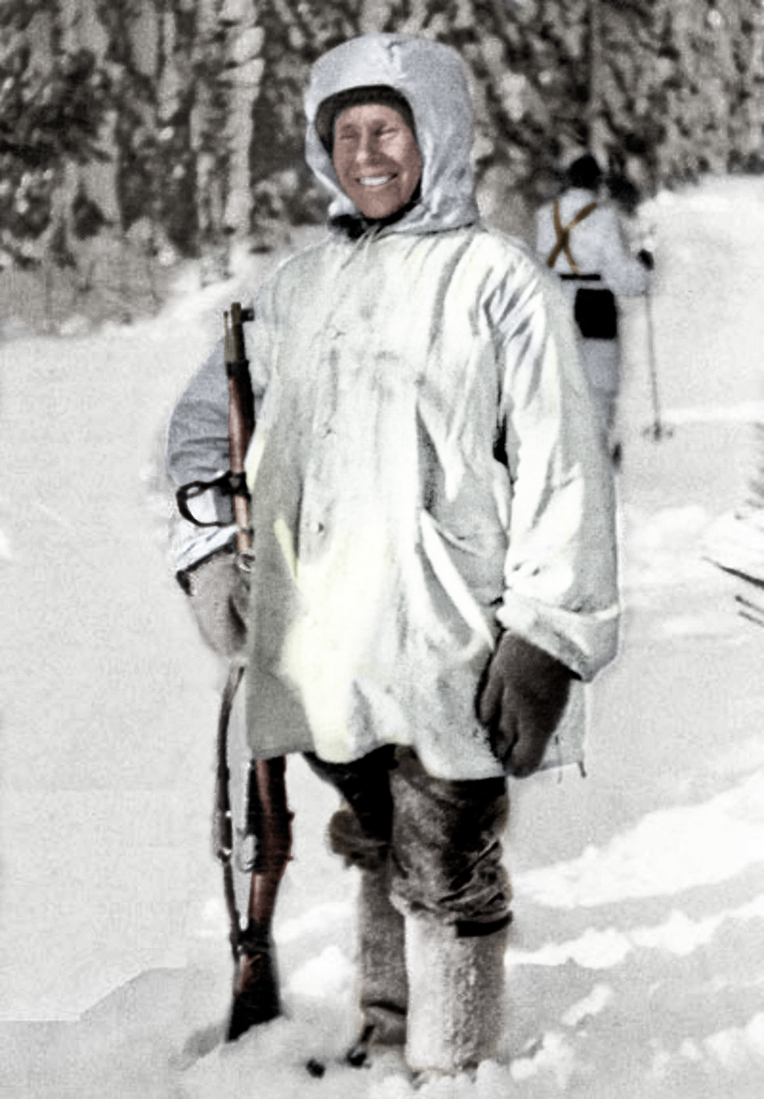 High Quality simo häyhä Blank Meme Template