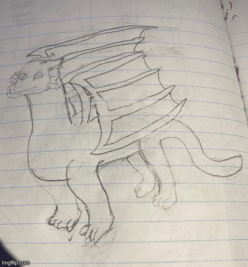 My take on a rainwing using no reference images. Should I post on r/WingsOfFire? (Made the post yesterday just wanted 0 captions | made w/ Imgflip meme maker