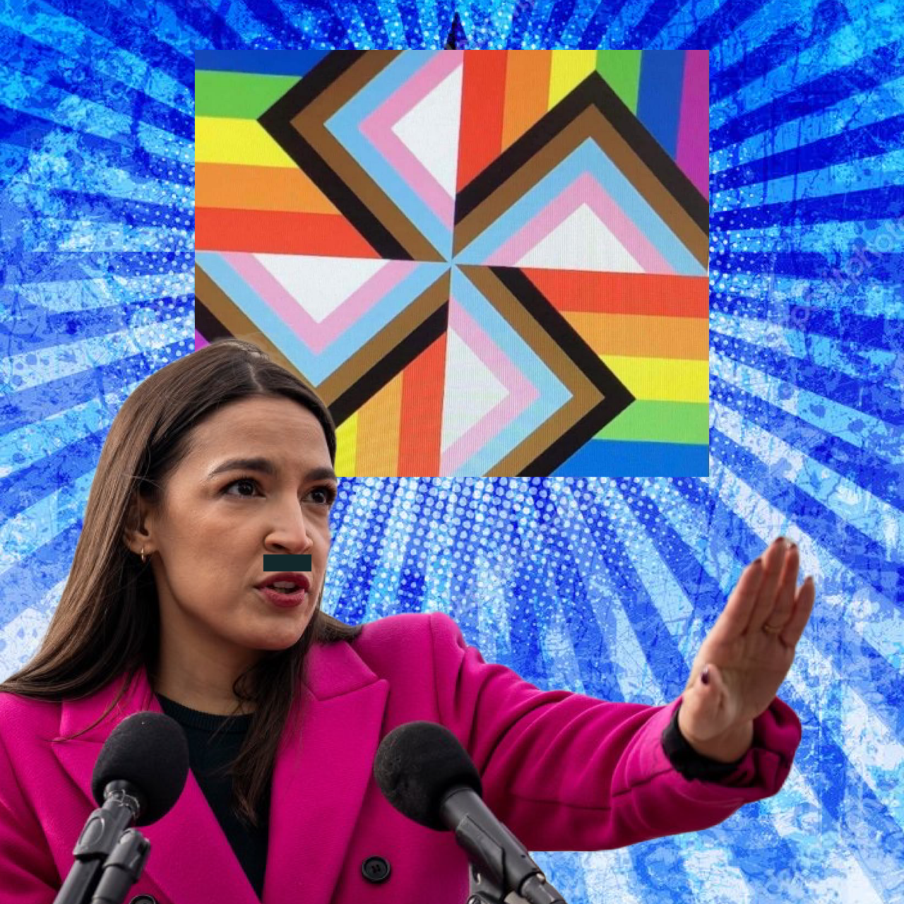 AOC Blank Meme Template