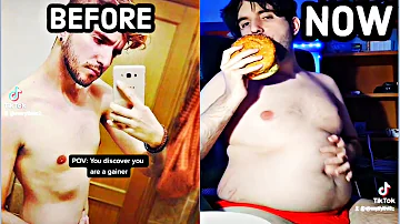 Tiktok guy got fat on purpose Blank Meme Template