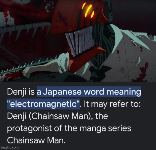 Real | image tagged in chainsaw man | made w/ Imgflip meme maker