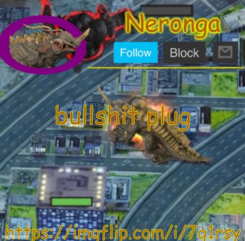 vgr | bullshit plug; https://imgflip.com/i/7g1rsy | made w/ Imgflip meme maker