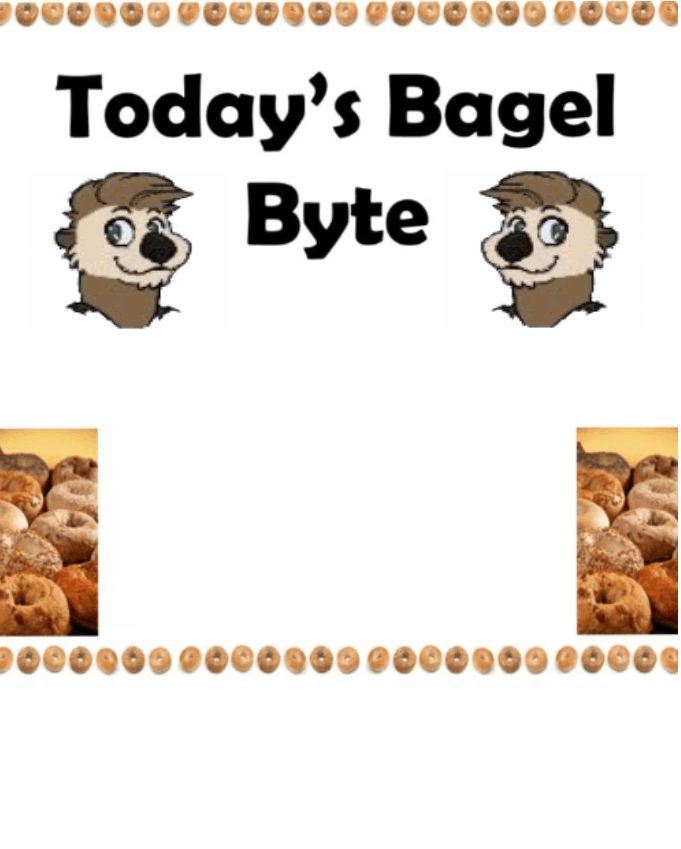 High Quality Bagel Byte Quote Blank Meme Template