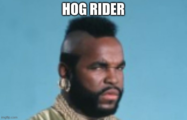 HOGRIDERRR!!!! | HOG RIDER | image tagged in clash of clans,memes,funny | made w/ Imgflip meme maker