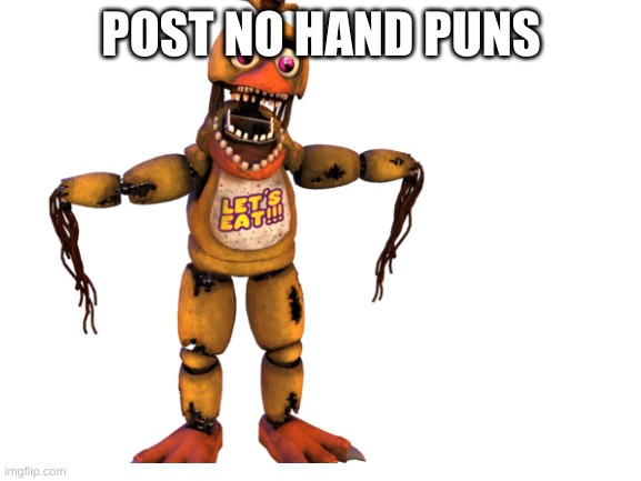 POST NO HAND PUNS | made w/ Imgflip meme maker