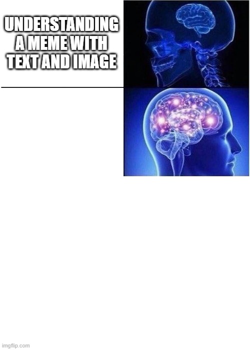 hey | UNDERSTANDING A MEME WITH TEXT AND IMAGE | image tagged in memes,expanding brain,technobladeneverdies | made w/ Imgflip meme maker