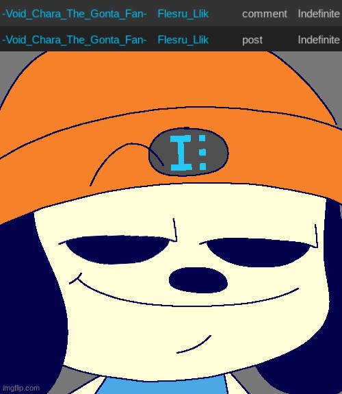 image tagged in idk's smug parappa template | made w/ Imgflip meme maker