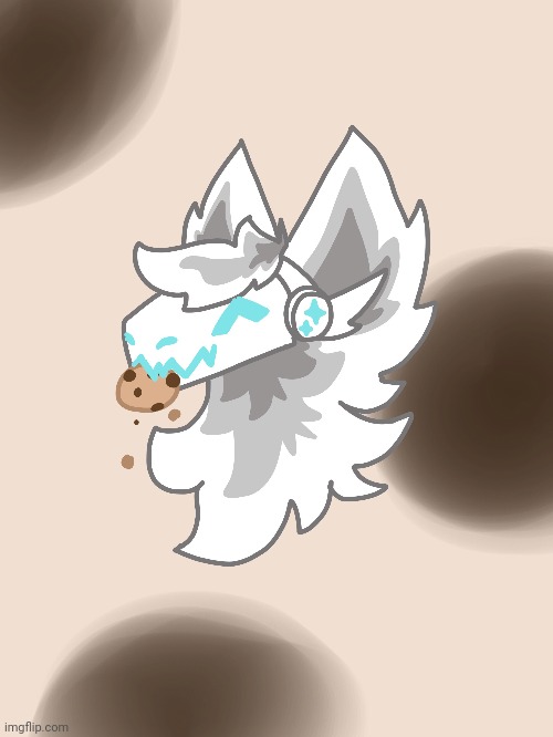 Me has a cookie ? | image tagged in protogen,furry | made w/ Imgflip meme maker