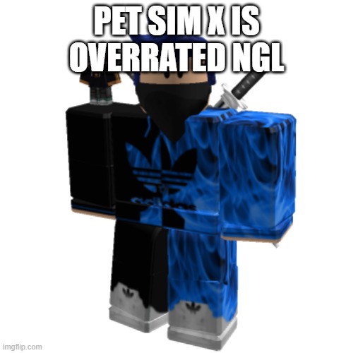 Zero Frost | PET SIM X IS OVERRATED NGL | image tagged in zero frost | made w/ Imgflip meme maker