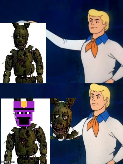 scooby doo william afton | image tagged in scooby doo mask reveal | made w/ Imgflip meme maker
