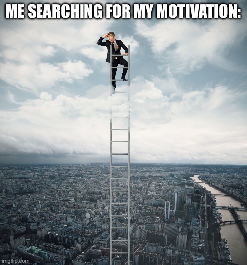 searching | ME SEARCHING FOR MY MOTIVATION: | image tagged in searching | made w/ Imgflip meme maker