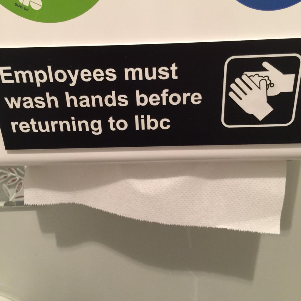 High Quality Employees must wash hands before Blank Meme Template