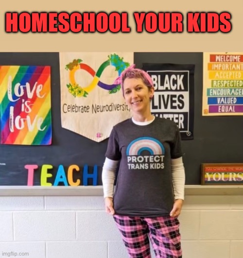 HOMESCHOOL YOUR KIDS | image tagged in homeschool,education,school | made w/ Imgflip meme maker