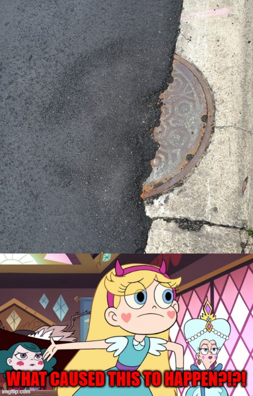 WHAT CAUSED THIS TO HAPPEN?!?! | image tagged in star explaining,star vs the forces of evil,you had one job,memes | made w/ Imgflip meme maker