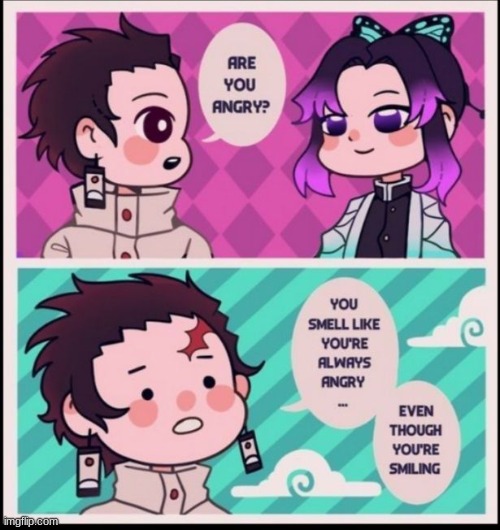 image tagged in demon slayer comics,this is canon,shinobu,tanjiro,this is not a simp,why are you here | made w/ Imgflip meme maker