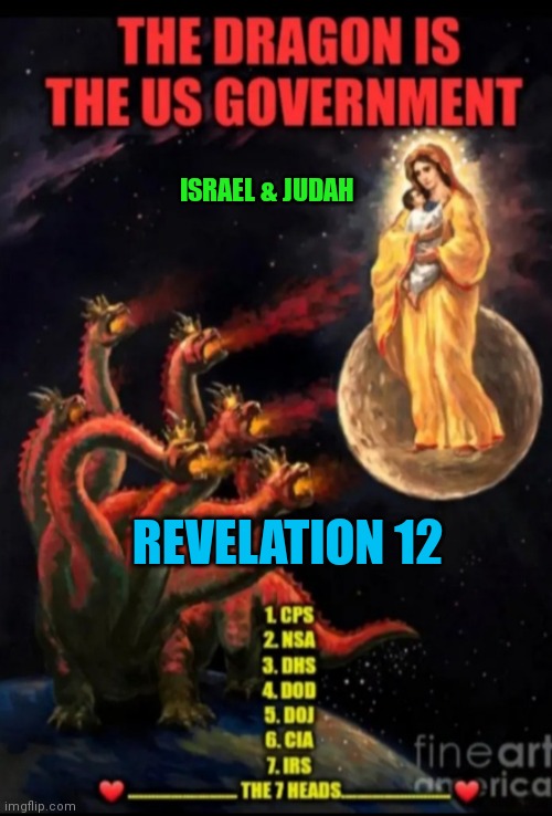 Revelation 12 | ISRAEL & JUDAH; REVELATION 12 | image tagged in bible verse of the day | made w/ Imgflip meme maker