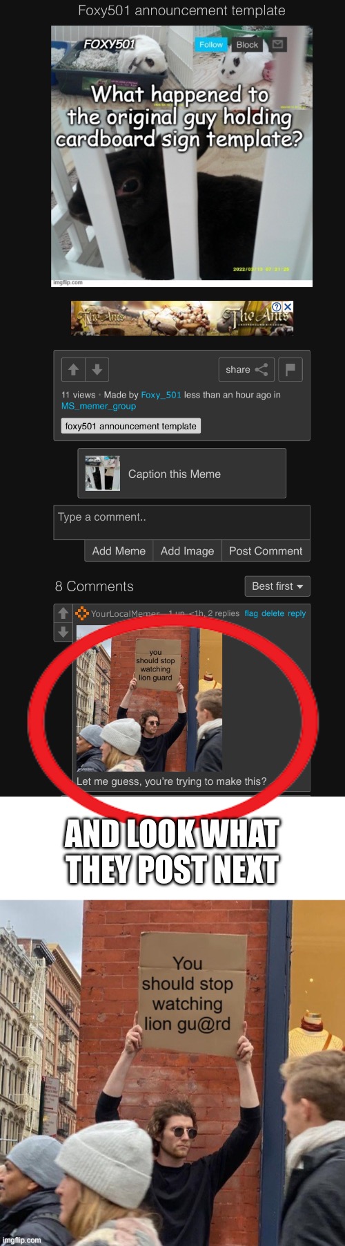 I can predict the future I guess | AND LOOK WHAT THEY POST NEXT | image tagged in blank white template | made w/ Imgflip meme maker