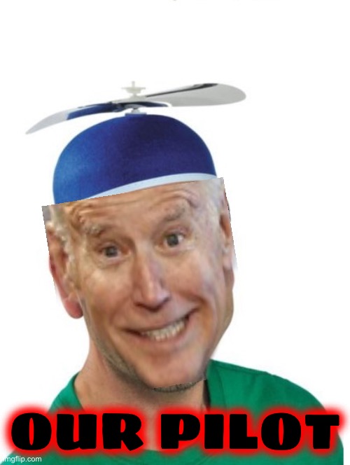 Propeller Hat | OUR PILOT | image tagged in propeller hat | made w/ Imgflip meme maker