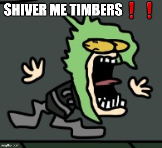 SHIVER ME TIMBERS! | image tagged in shiver me timbers | made w/ Imgflip meme maker