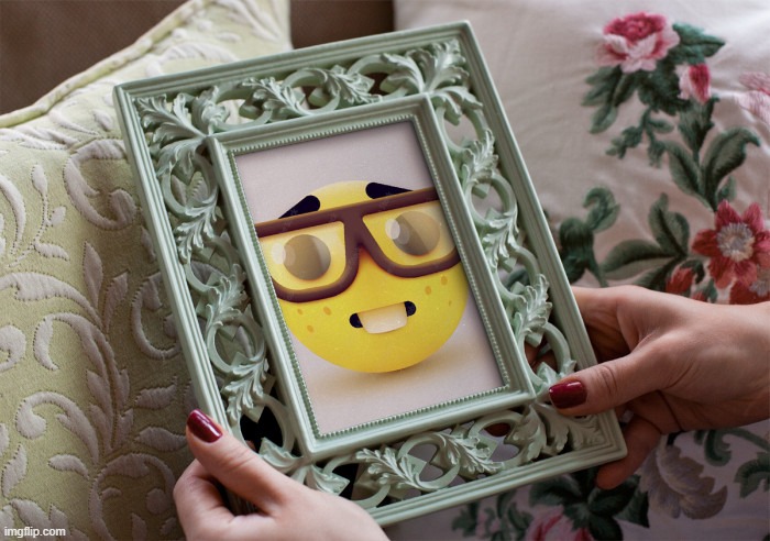 new temp fr | image tagged in nerd frame | made w/ Imgflip meme maker