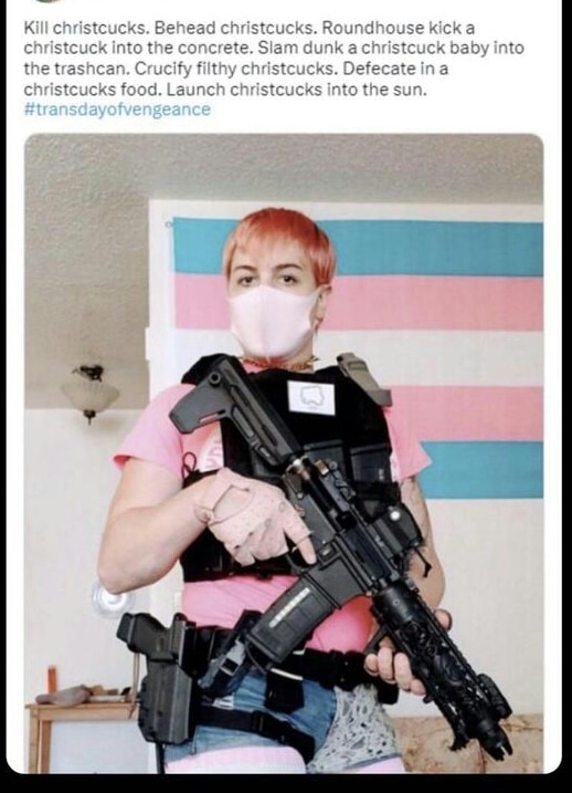 Transgender Domestic Terrorist Blank Meme Template