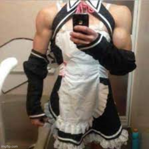 ripped bro | image tagged in chad femboy | made w/ Imgflip meme maker