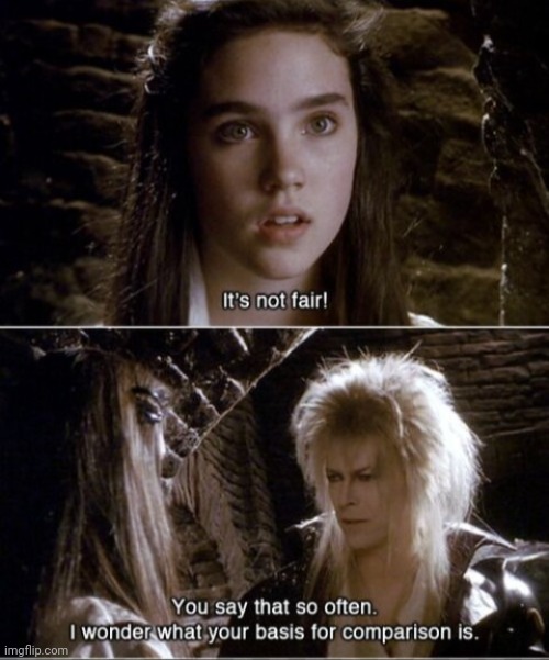 It's not fair, labyrinth | image tagged in it's not fair labyrinth | made w/ Imgflip meme maker