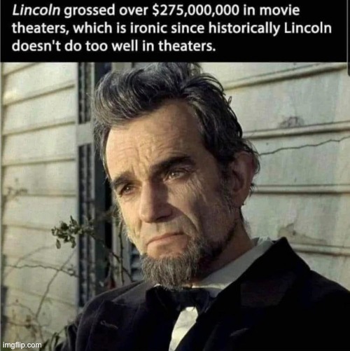 Lincoln | image tagged in bad joke,dad joke | made w/ Imgflip meme maker